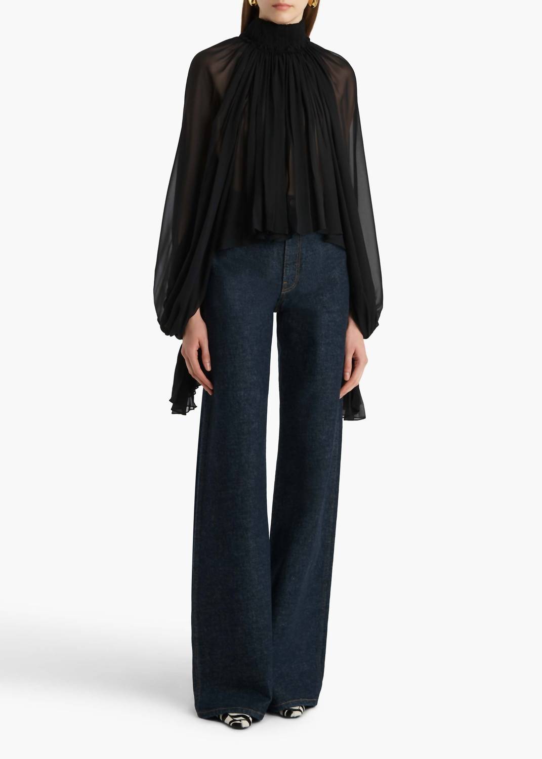Khaite - Dane Wide Leg Jeans
