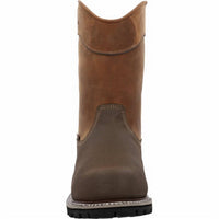 Georgia Boot Men's Brute Met Guard Composite Toe Waterproof Pull-On Boot in brown - men's boots - detail view