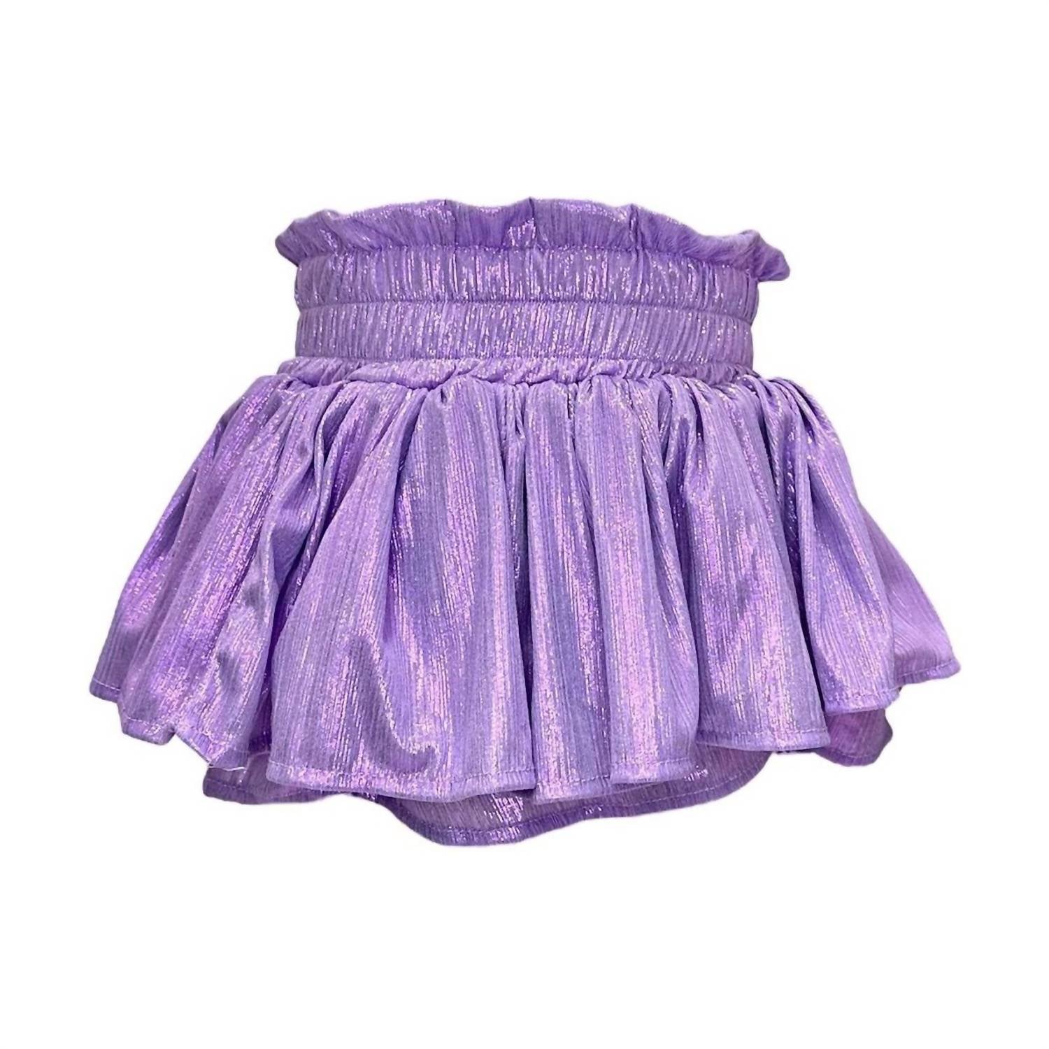 Lola + The Boys - Metallic Skirt