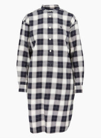 Polo Ralph Lauren - Plaid Cotton Twill Midi Shirtdress
