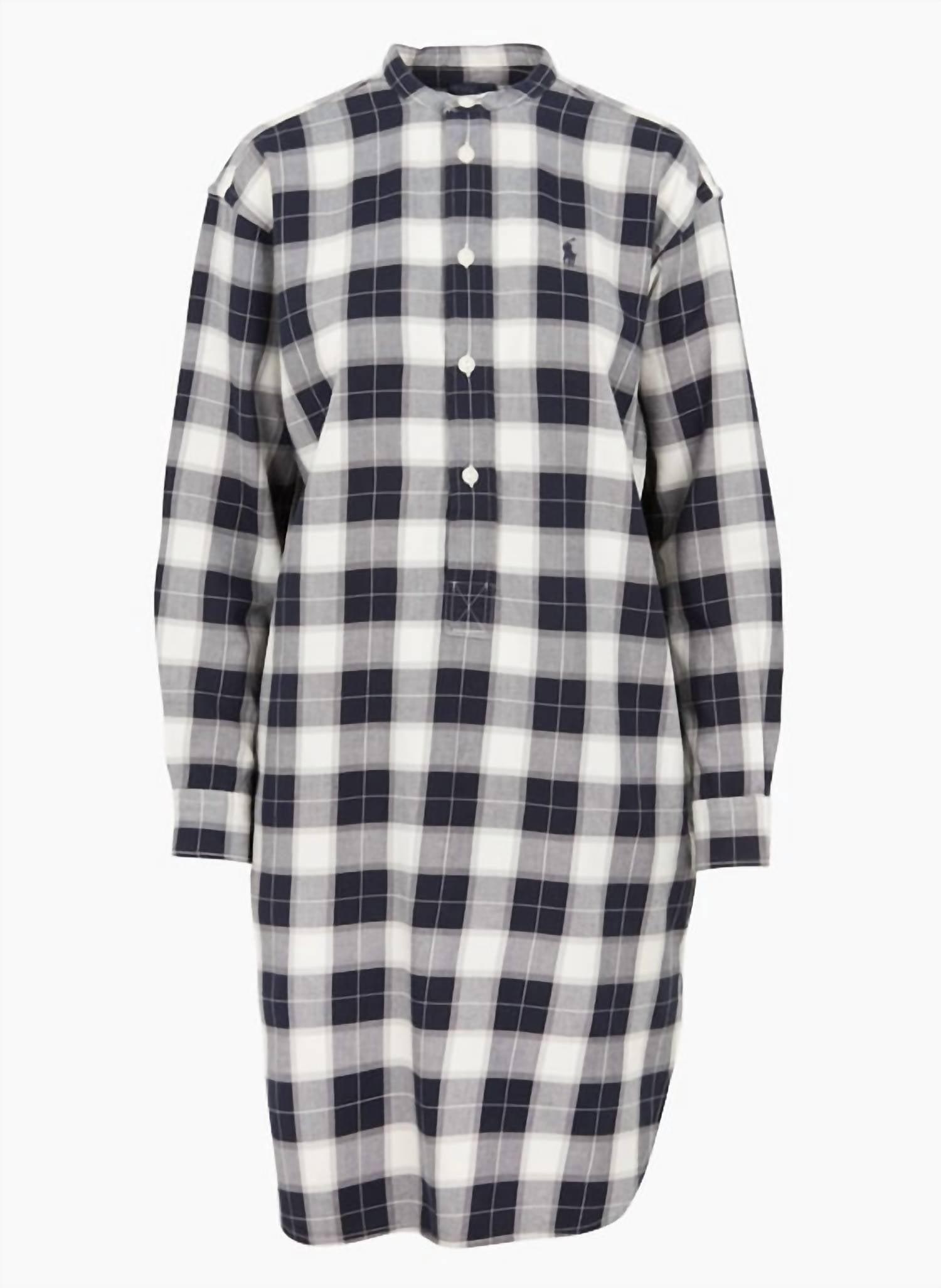 Polo Ralph Lauren - Plaid Cotton Twill Midi Shirtdress