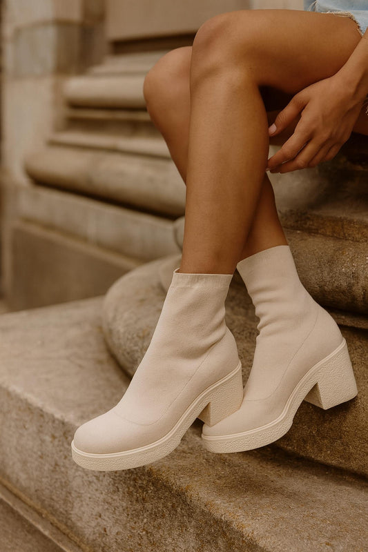 Everglades - Women's Stretch Sock Knit Chunky Platform Booties