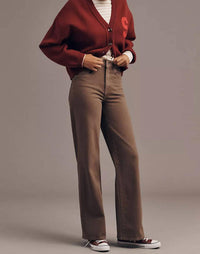 Le Jean - Column High-rise Wide-leg Jeans