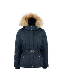 Fairfax & Favor Charlotte Jacket in navy - women's jacket - detail view