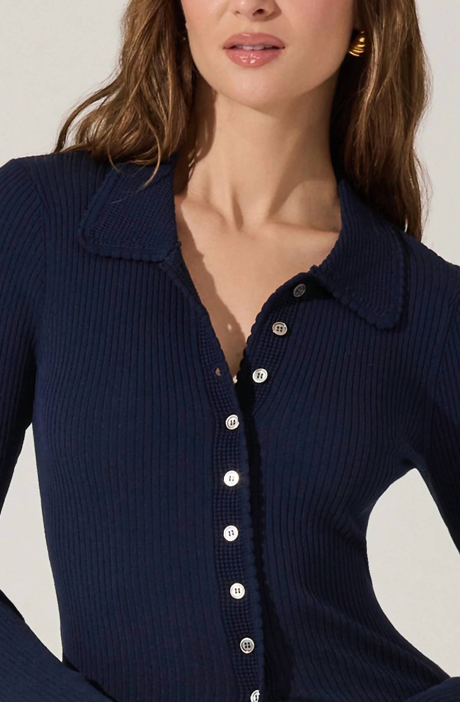 Astr - Keren Collared Cardigan