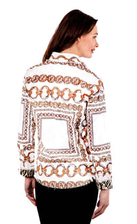 Dizzy-Lizzie - Link Pattern Cape Cod Top