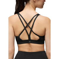 prAna Everyday Support Bra in black - women's intimate - detail view