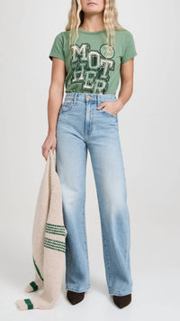 Mother - Lil Lasso Sneak Wide Leg Jeans