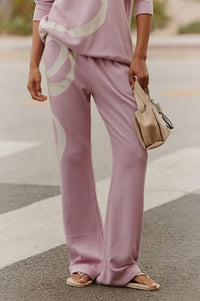 Loveshackfancy - Elma Lace Bow Sweatpants
