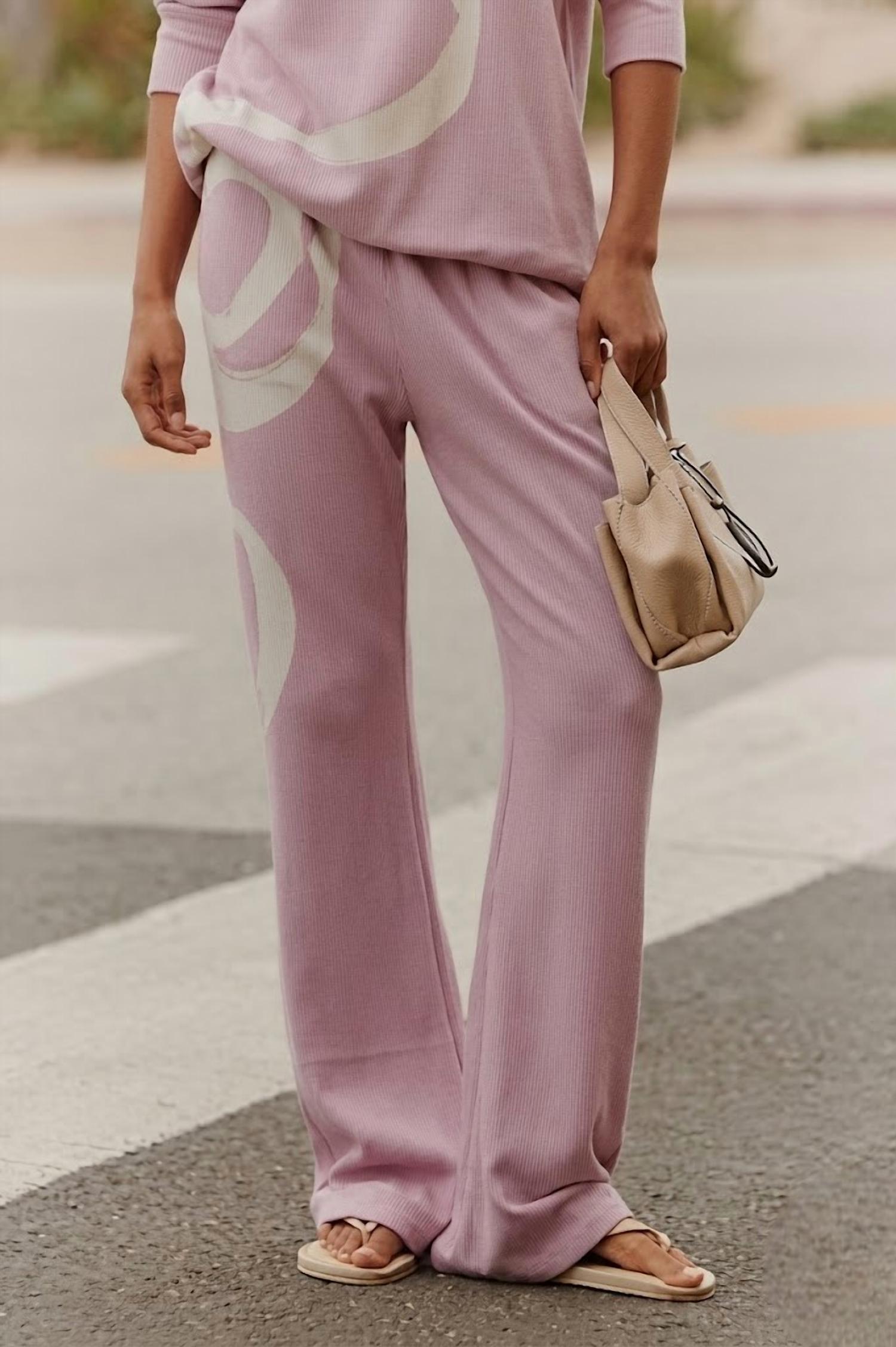 Loveshackfancy - Elma Lace Bow Sweatpants