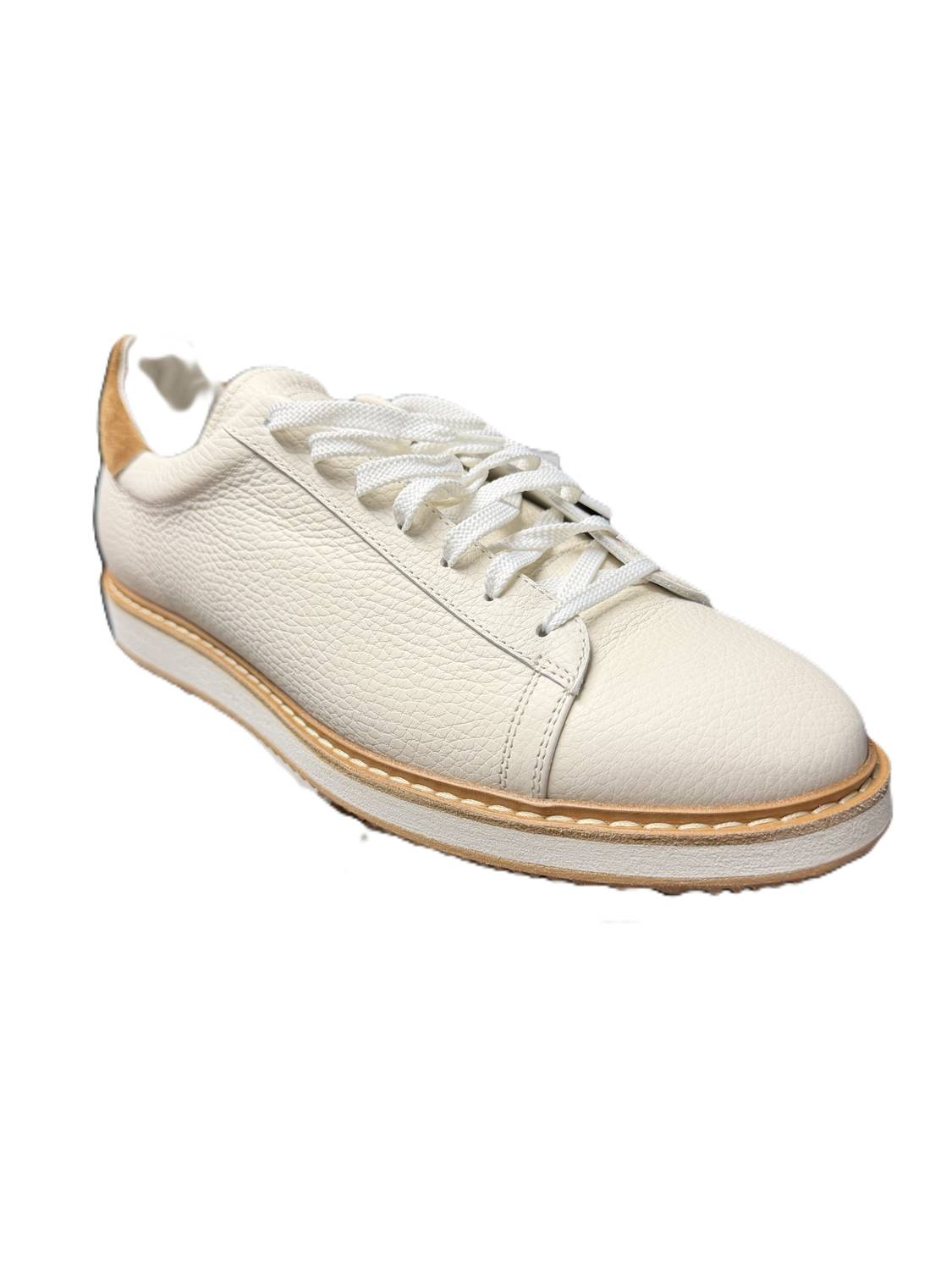 Brunello Cucinelli - MEN'S CONTRAST-TRIMMED LACE SHOE