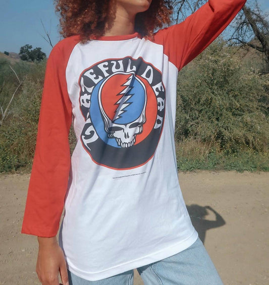 People Of Leisure - Grateful Dead Stealie Baseball Tee