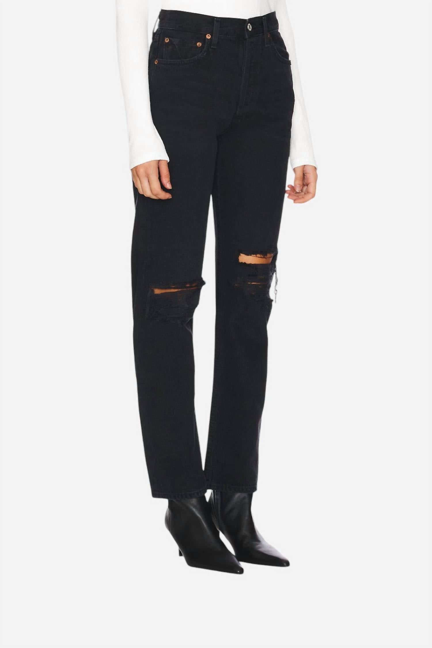 Agolde - 90's Pinch Waist High Rise Straight Jeans