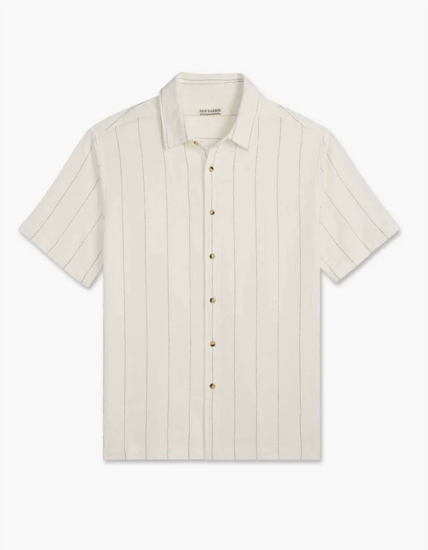 Fair Harbor - Men's Oasis Textured Shirt
