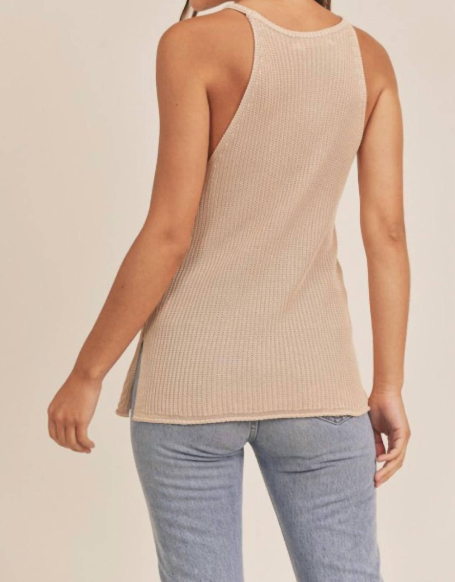 Wishlist - Sleeveless knit top