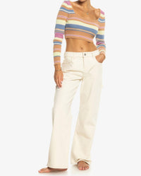 Roxy - Sunshine Day Cropped Top Sweater