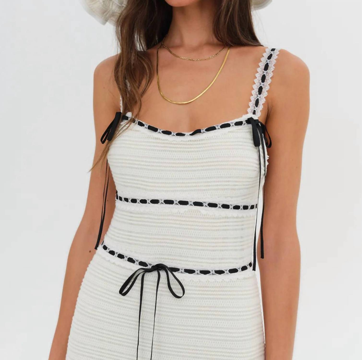 Lil Lemons By For Love And Lemons - Mayfair Crochet Maxi Dress