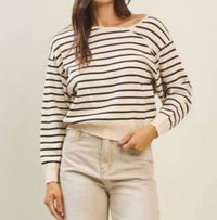 Able - Asymmetric Stripe Sweater