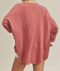 Aemi + Co - Marjorie Pullover With Buttons
