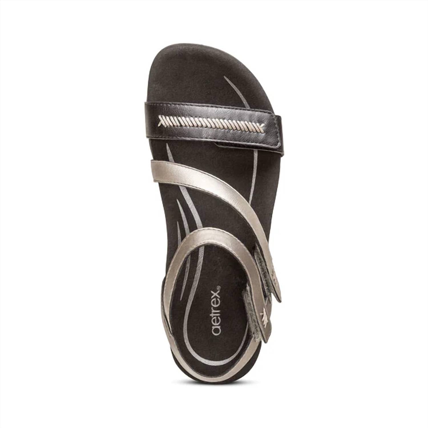 Aetrex - Women's Gabby Adjustable Quarter Strap Sandal
