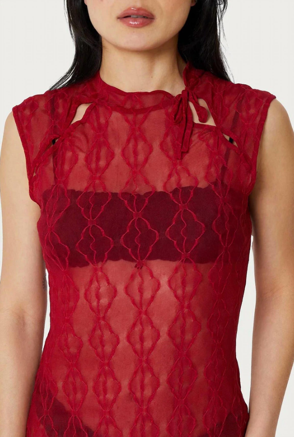 Find Me Now - Women's Second Skin Mariposa Mini Dress