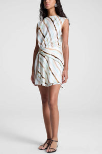 A.L.C. Delia Dress in beige - women's dress - detail view