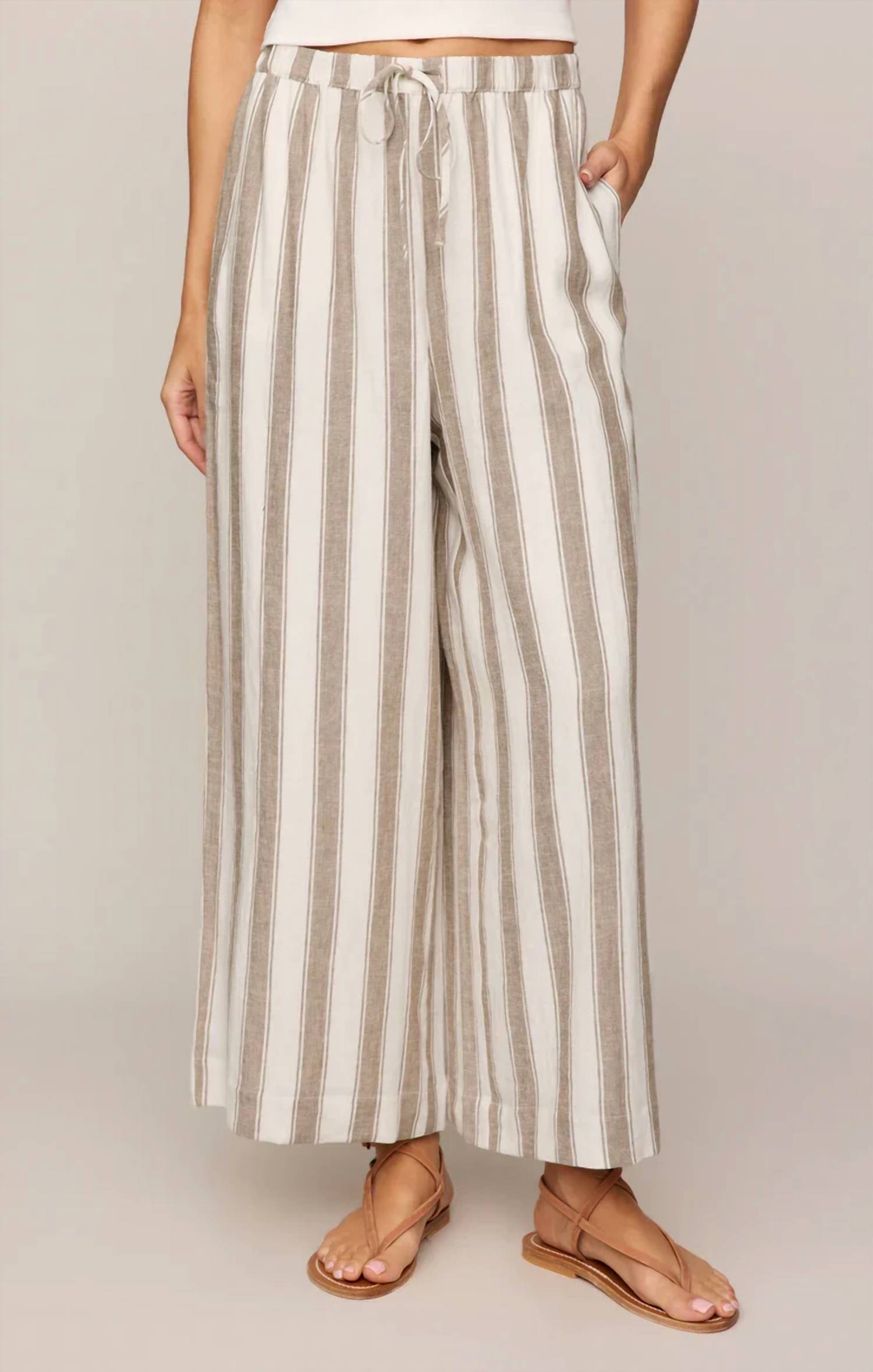Z Supply - Perfect Linen Striped Pants