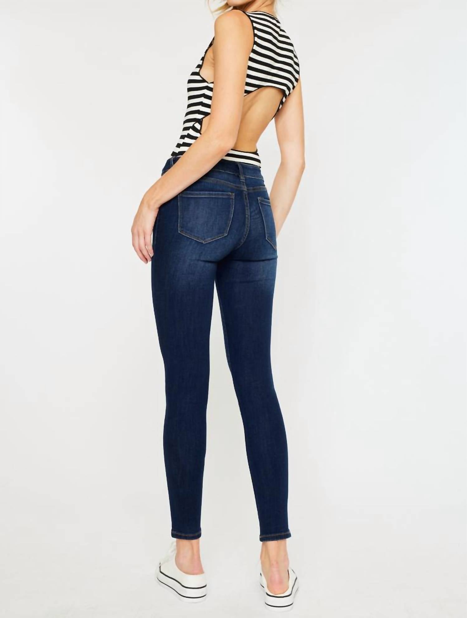 Kancan - Mid Rise Super Skinny Jeans