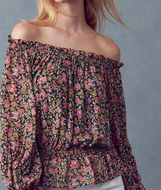 &Merci - Off the Shoulder Floral Top