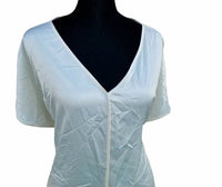 Alfani - Women's V-neck Short Sleeve Blouse