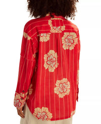Free People - Hidden Flower Camo Long Sleeve Shirt