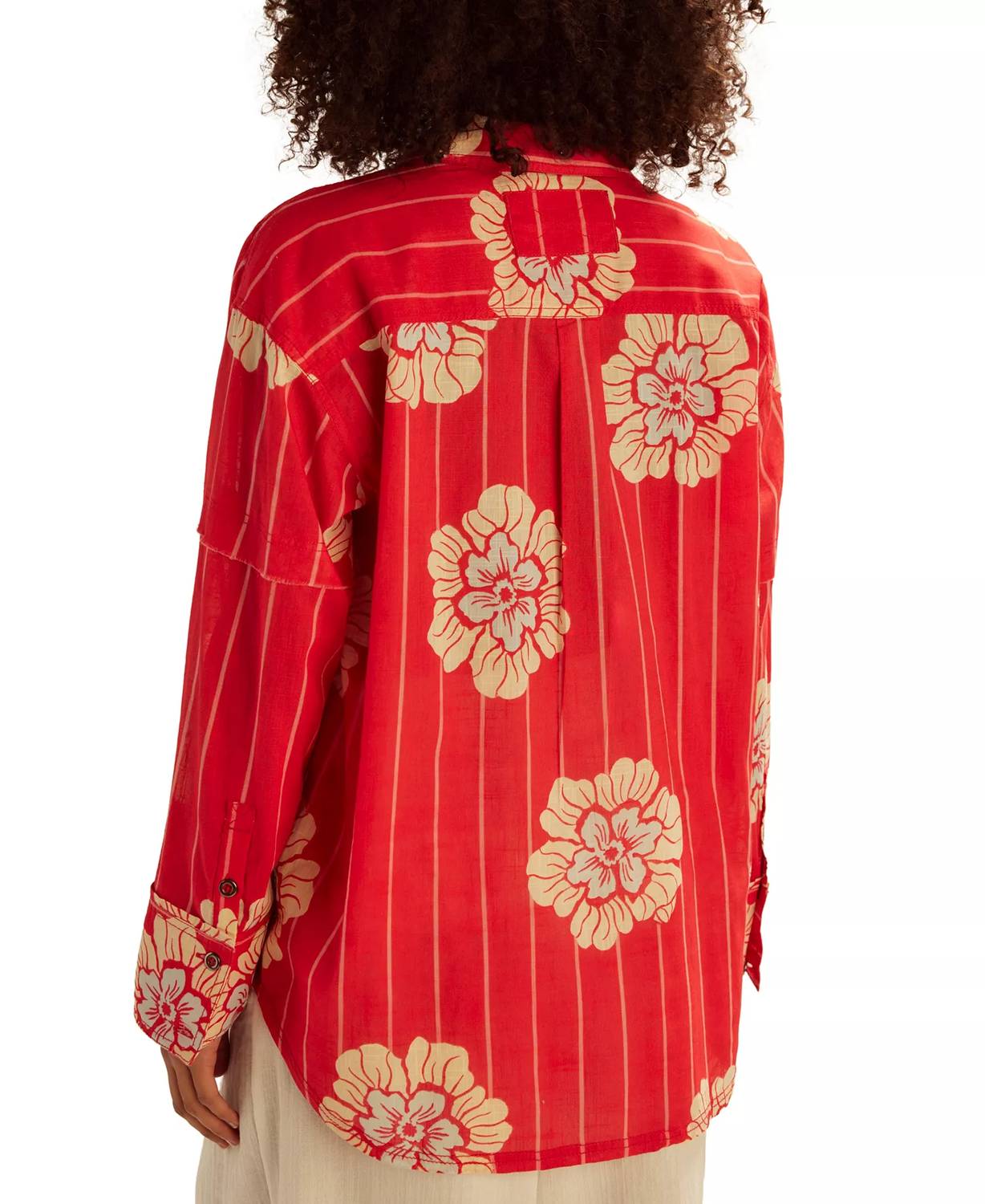Free People - Hidden Flower Camo Long Sleeve Shirt