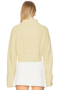 We Wore What - Cropped Turtleneck Sweater