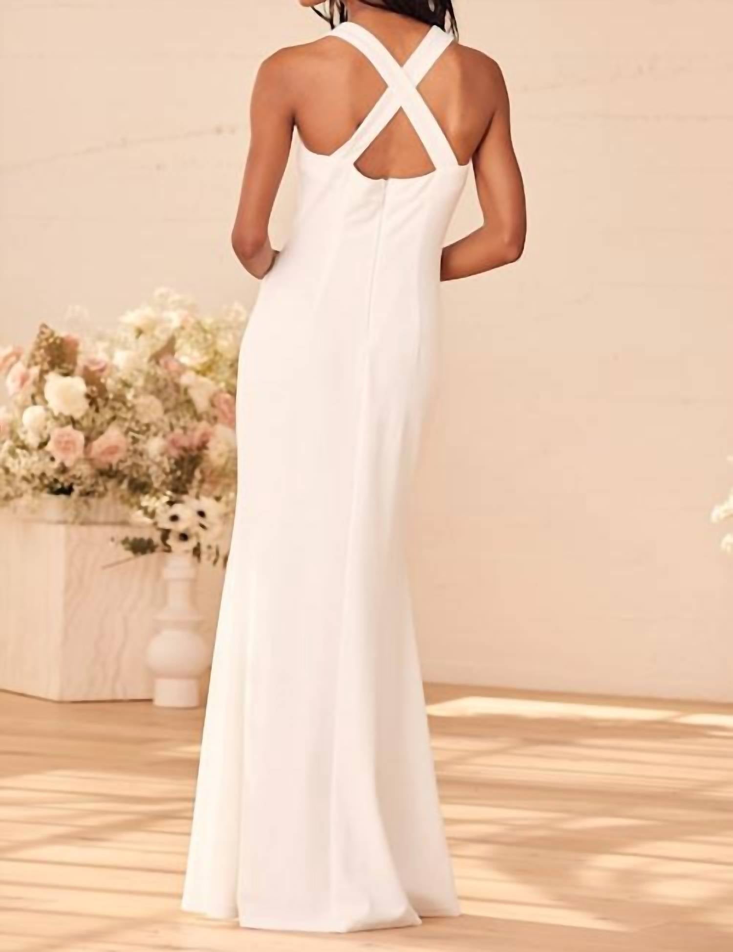 Lulus - Women's Pure Romance Mermaid Maxi Dress