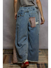 Pol - Edgy Camo Wide Leg Pants