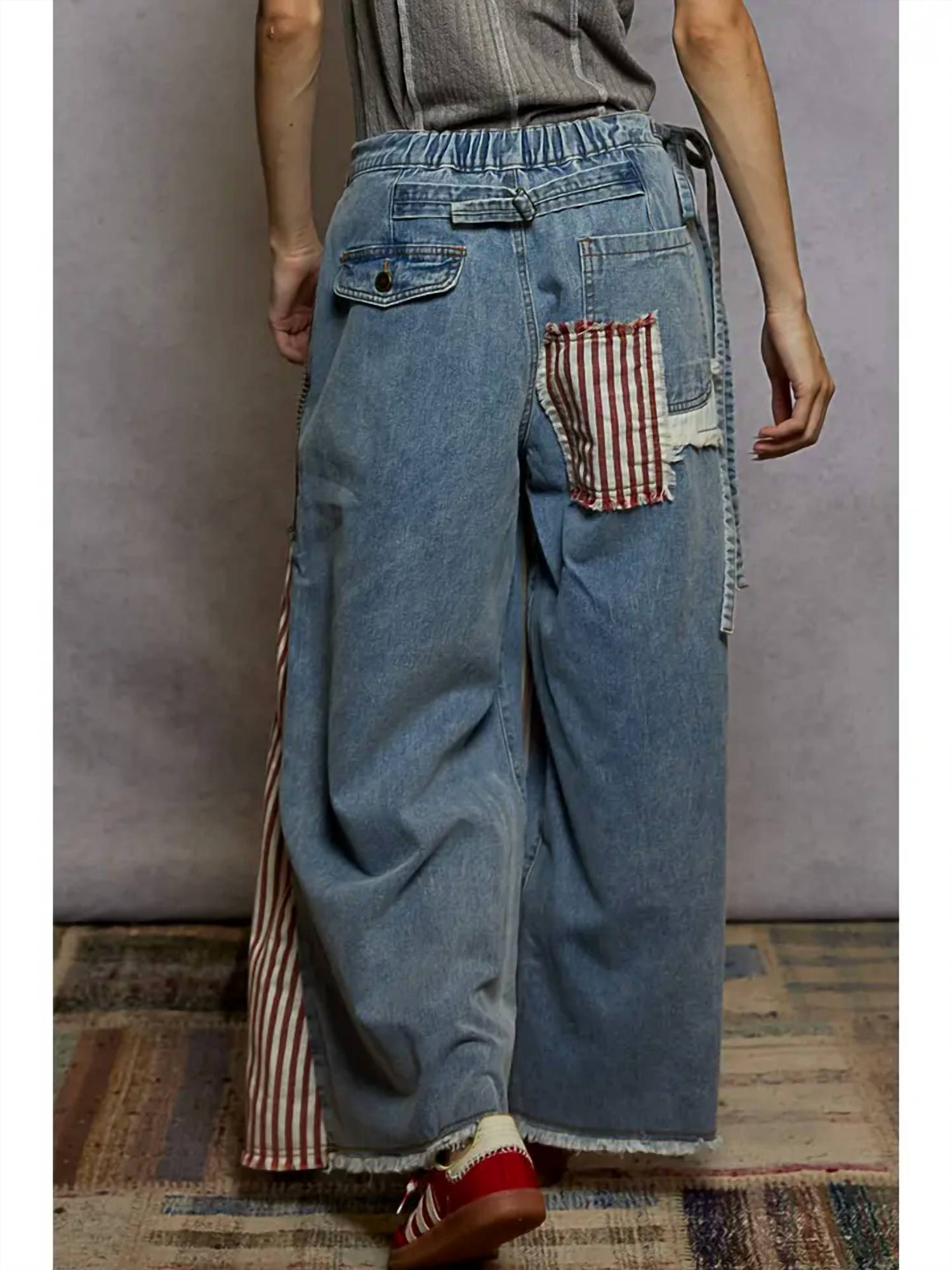 Pol - Edgy Camo Wide Leg Pants
