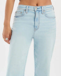 Daze - Pleaser High Rise Wide Ankle Length Jeans