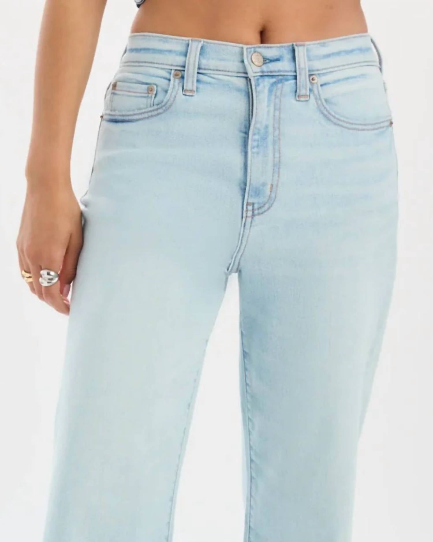 Daze - Pleaser High Rise Wide Ankle Length Jeans