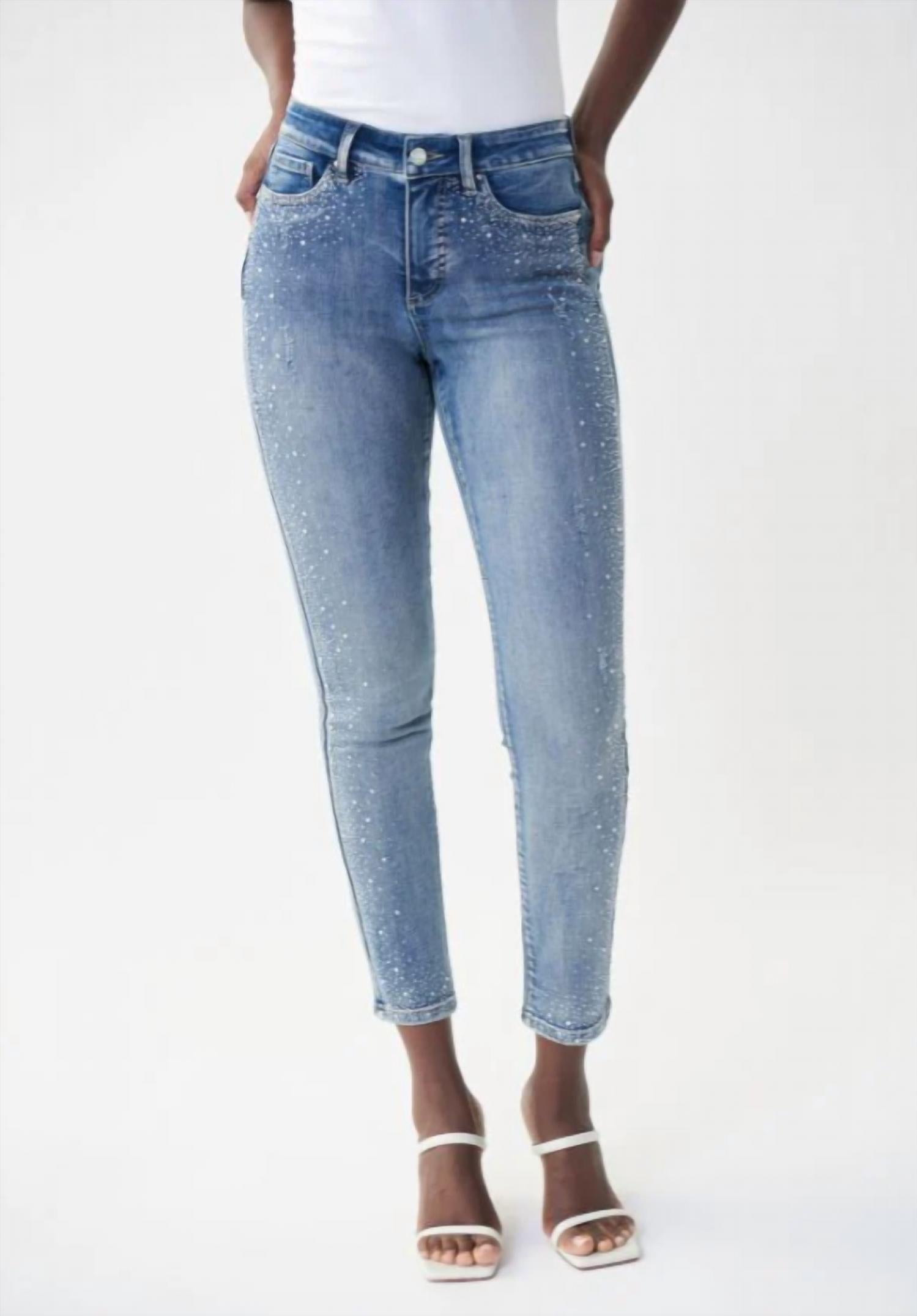 Joseph Ribkoff - Rhinestone Denim Pant