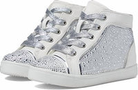 Nina Women's Cossette Sneakers in white microsuede - women's sneaker