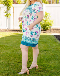 White Birch - Little Boho Moment Floral Romper