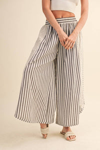 Klesis - Caitlin Dolphin Hem Wide Leg Pants
