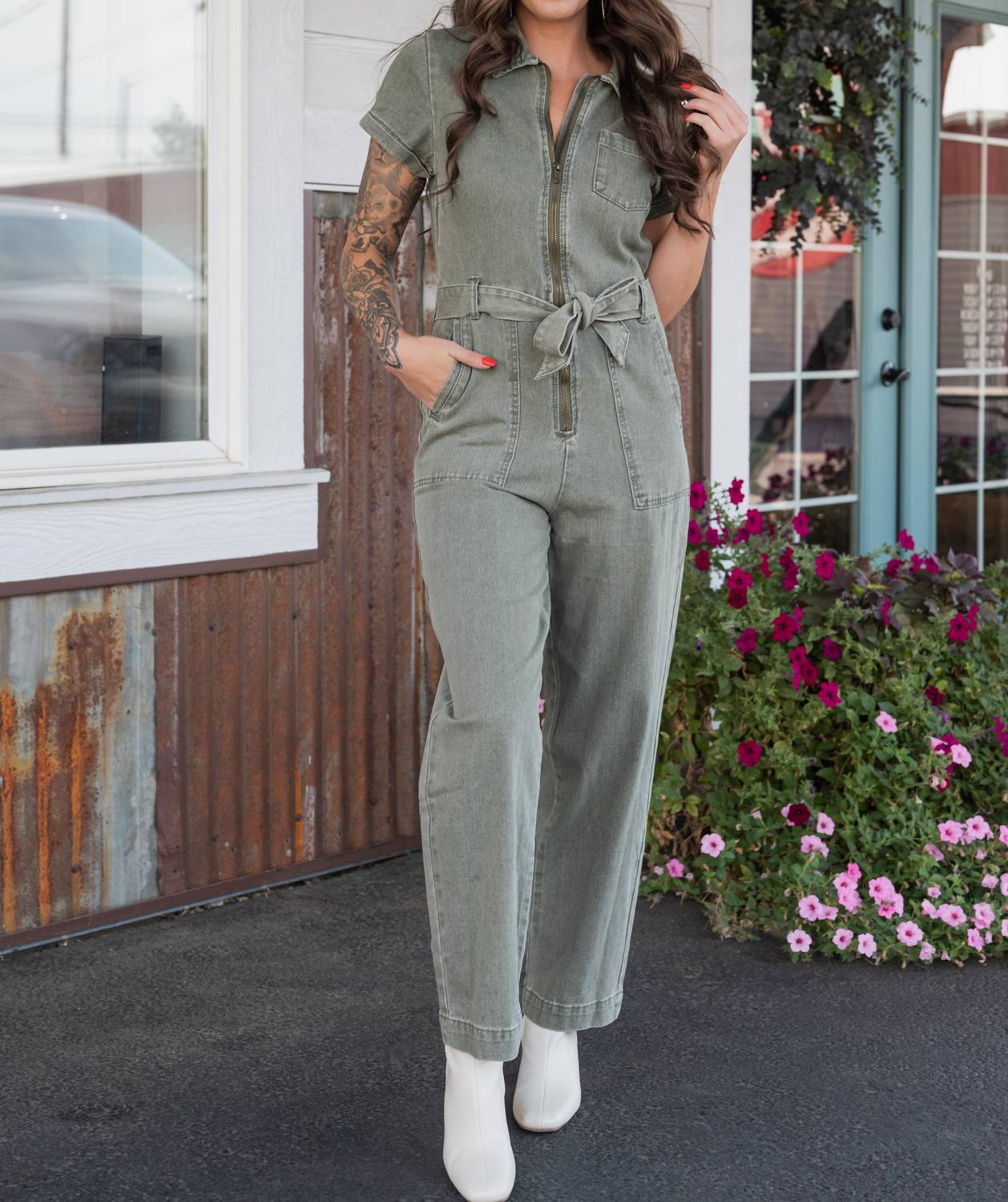 Hem & Thread - River Denim Jumpsuit