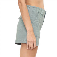 PISTOLA Marissa High Rise Utility Short in bluff 3 - women's shorts - detail view