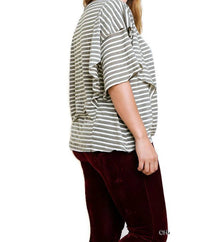Umgee - Striped Layered Top - Plus