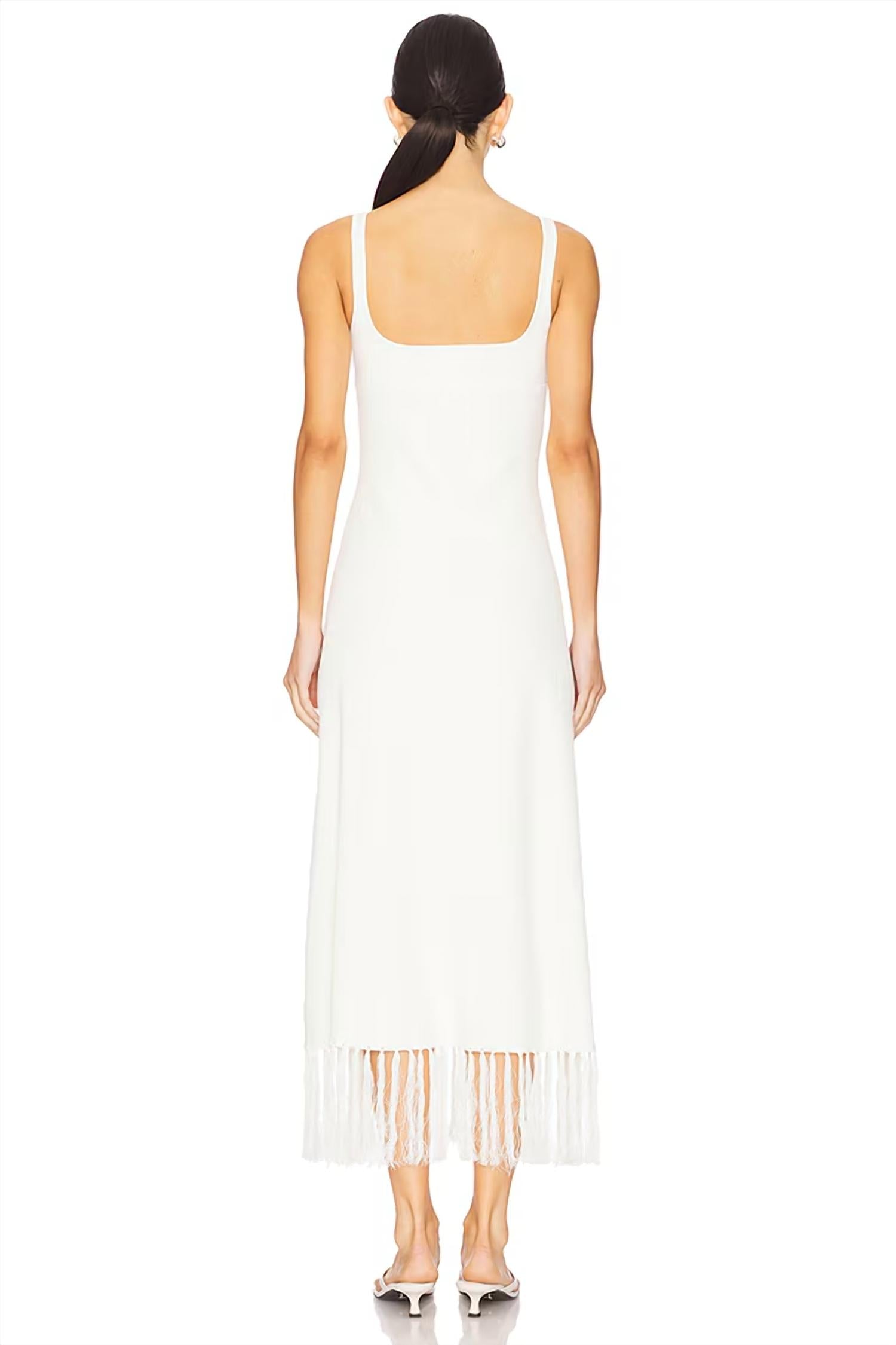 Clea - Silas Fringe Knit Dress