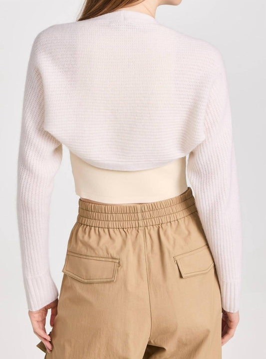 White + Warren - Cashmere Ribbed Shrug