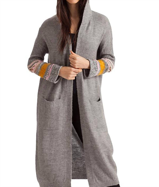 Natalia Long Cardigan With Hood