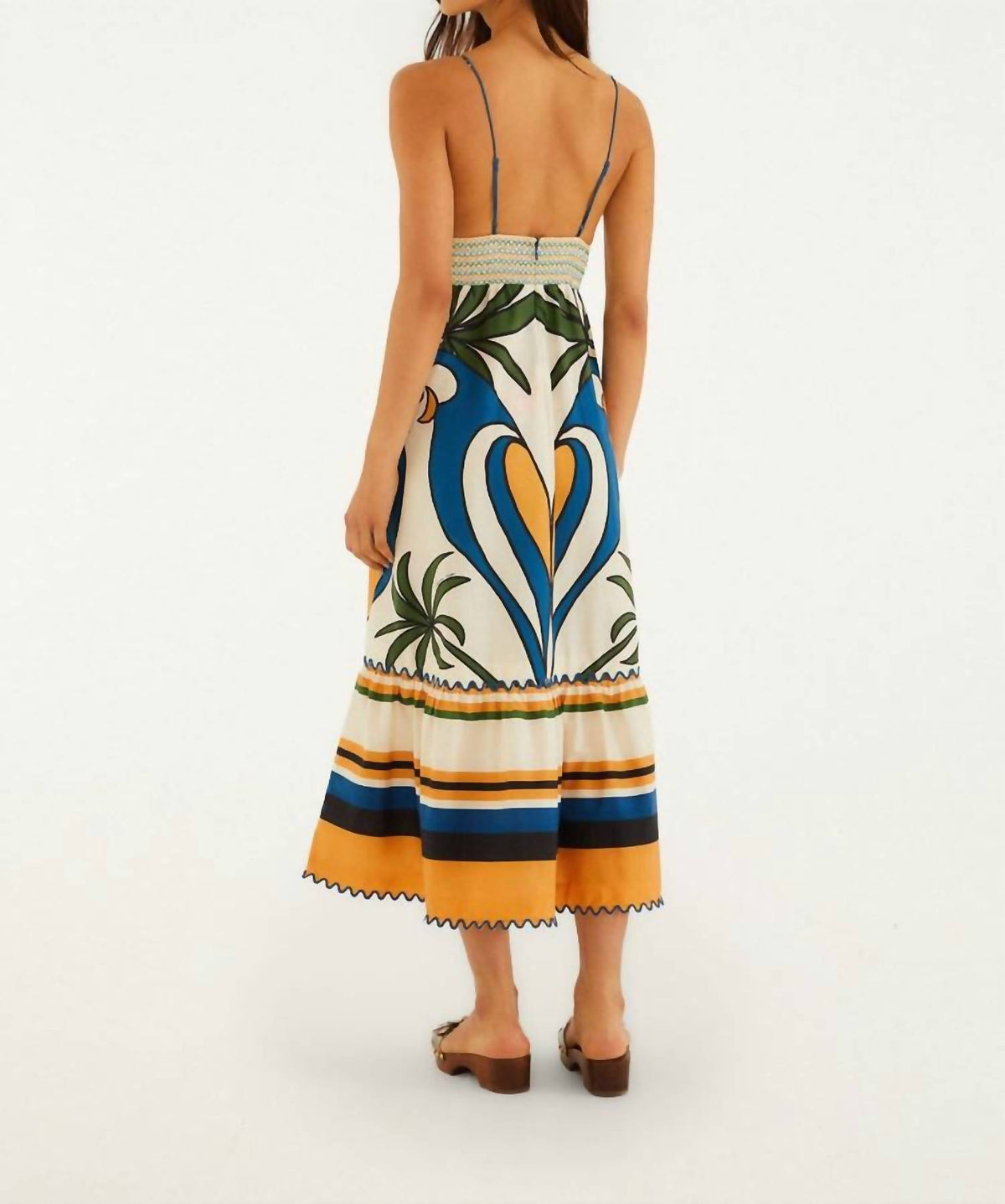 Farm Rio - TROPICAL GRAPHIC SLEEVELESS MAXI DRESS