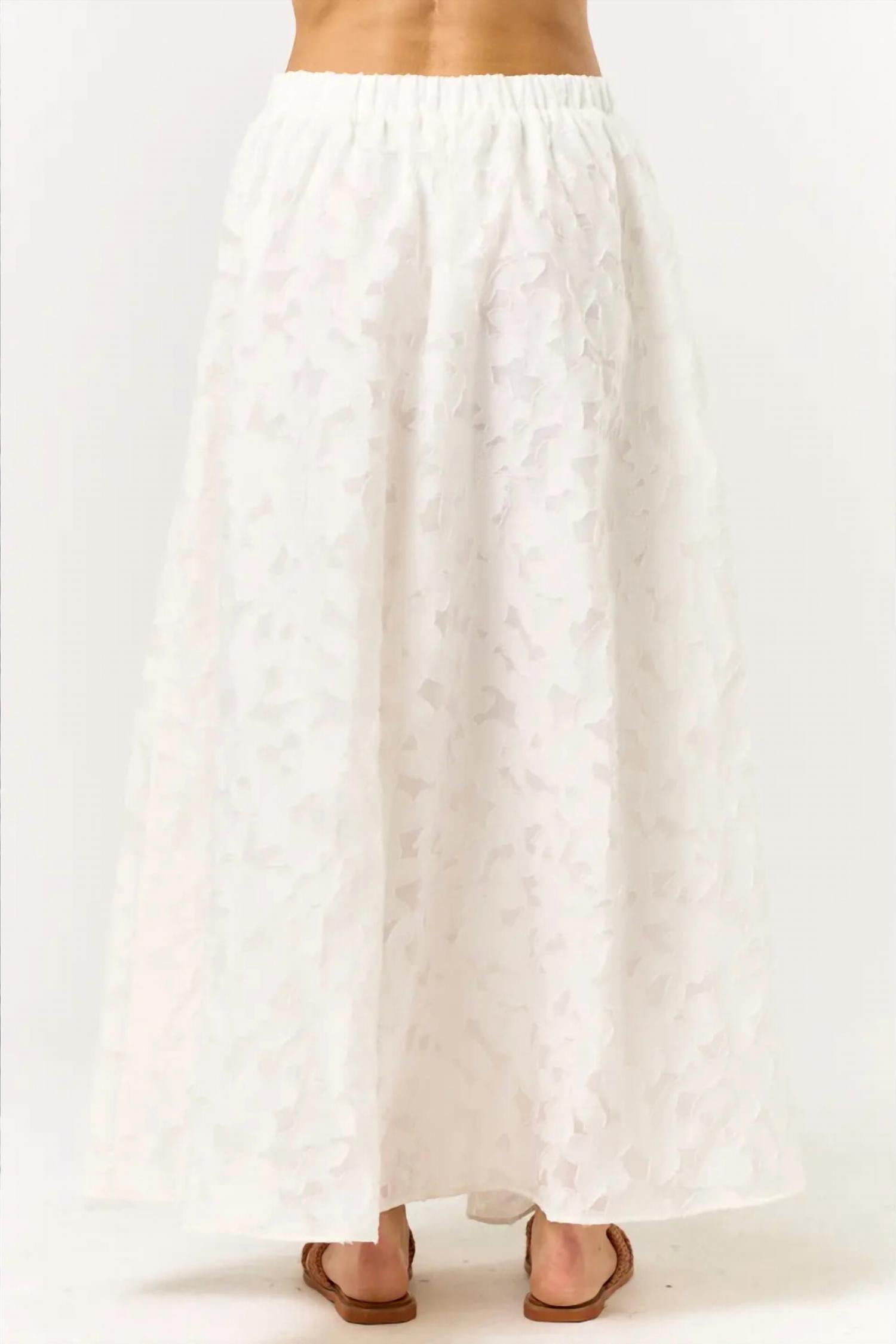 Lalavon - Jacquard Maxi Skirt